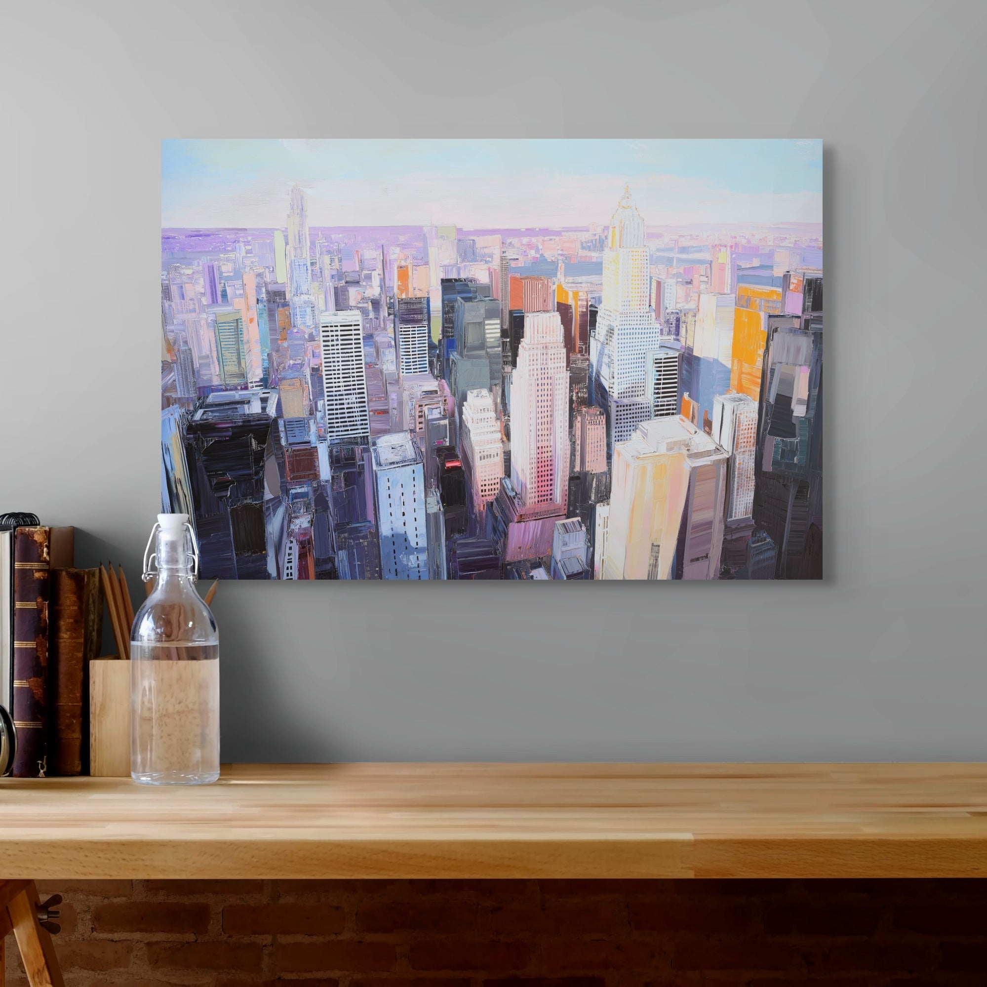 sleepless-city-hand-painted-wall-art-horizontal-room-S