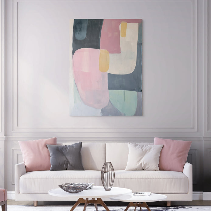 pink-lemonade-hand-painted-wall-art-vertical-room-XL