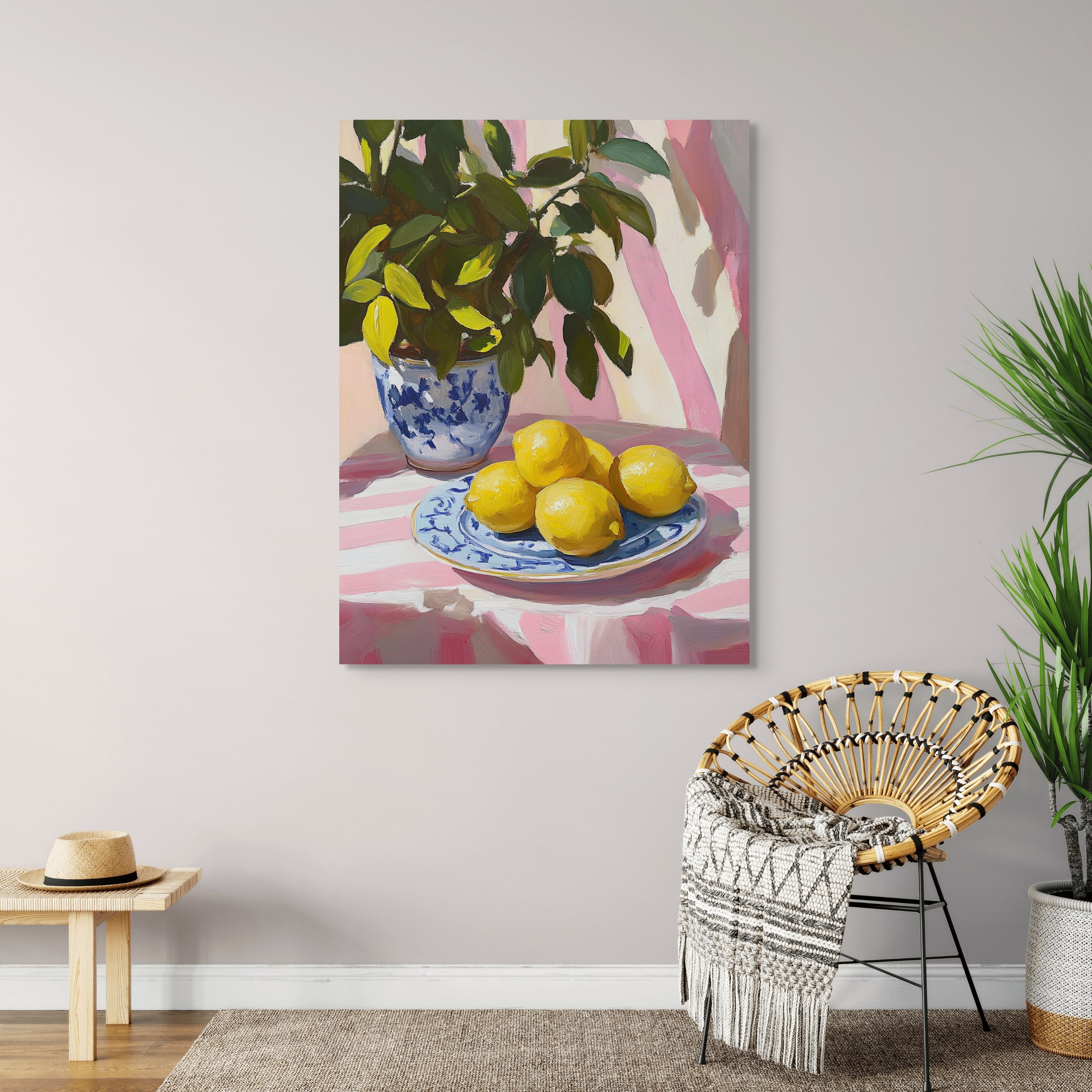 lemonade-hand-painted-wall-art-vertical-room-XL