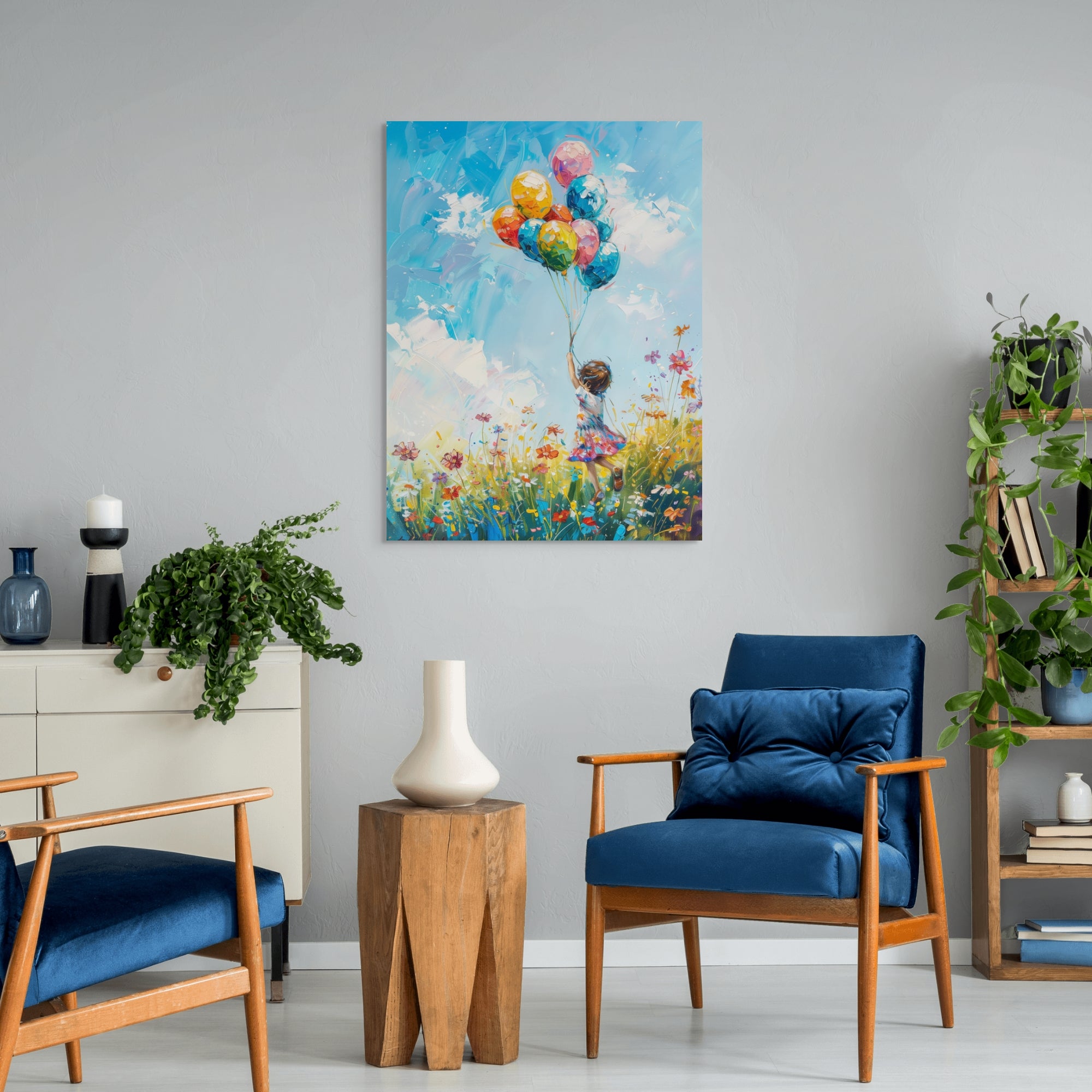 flight-of-joy-hand-painted-wall-art-vertical-room-L